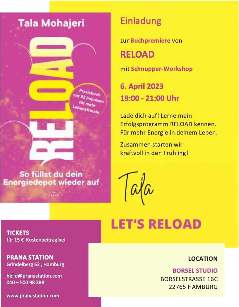 Buch Reload - Tala Mohajeri
