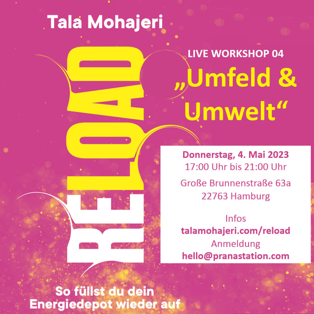 RELOAD - Live Workshop 04 - Umfeld & Umwelt RELOAD - Live Workshop 04 - Umfeld & Umwelt